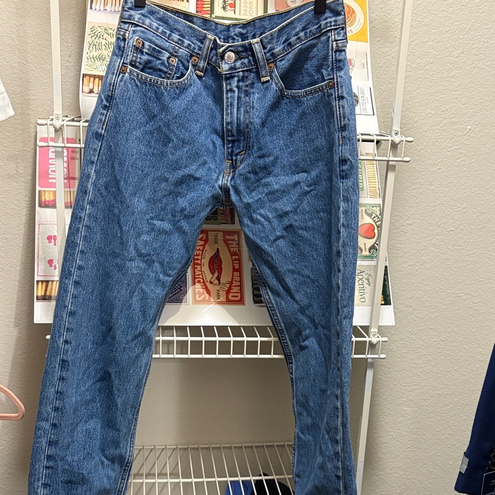 Levi Blue Denim Jeans 505
